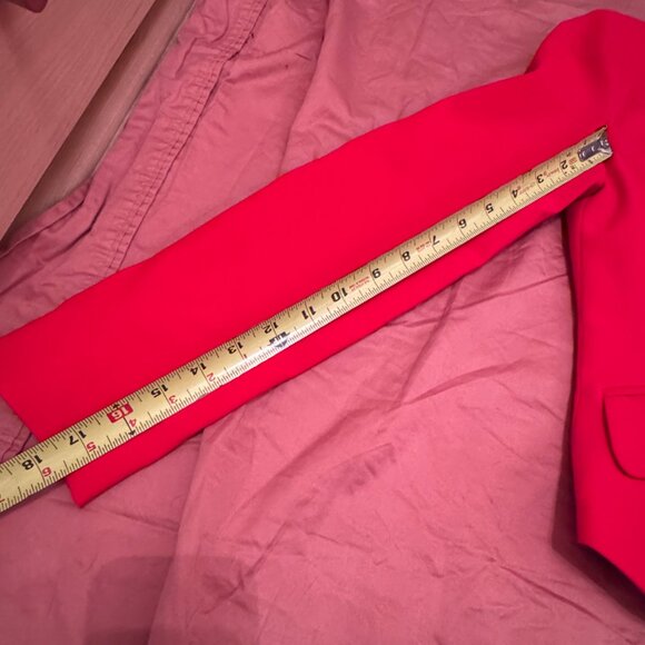 Trina Turk Atwood 2 Fitted Blazer - 0 - Red - Picture 5 of 10